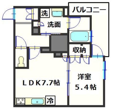 リビオタワー小田急相模原の物件間取画像